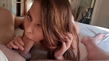 blonde couple enjoys huge cocks in homemade fun