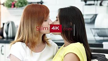 Mia Kiss & Emily Red: Promiscuous Teens in FFM Threesome