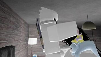 Roblox condo ghosts fuck wildly in hentai anime