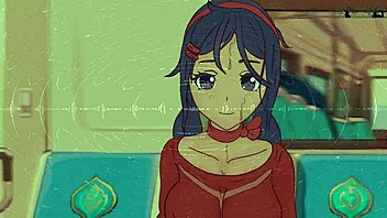 Mita Gets Fucked In Subway Hentai Cartoon Parody