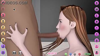 Huge tits and creamy cumshots in 3D porn games