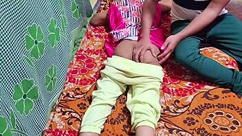 Desi girl bent over for brother-in-law's tongue on her pussy