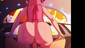 D-Art Model Rides Cock for Anal Creampie