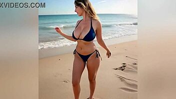 Step aunt flaunts her bikini and engages in dirty talk
