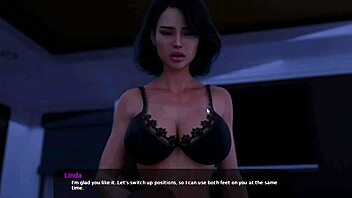 the step mom gave a footjob to her son-in-law until he came on her big tits