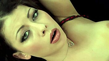 Karmella Masturbates In Sheer Thigh High Stockings