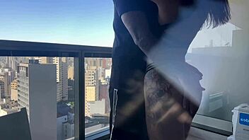 I surprised my sister-in-law and had an intimate moment