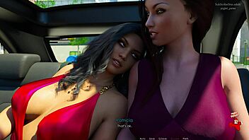 Anna's exciting adventure continues in catwalk playthrough ep 54 on the balcony