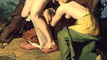 Vintage erotic cartoon illustrations from retro anime hentai.