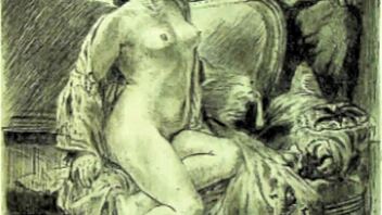 Look at these vintage erotic drawings from way back!
