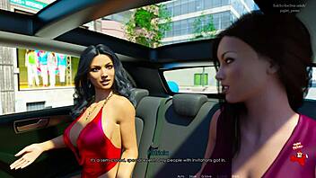 Anna's exciting adventure continues in catwalk playthrough ep 54 on the balcony