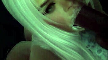 Tour Bus Slut in Second Life Takes Big Black Cock Outdoors!