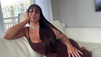 hey, thick latina stepmom fulfills secret fantasy - miss korinne