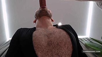 Gay Guy Attempts To Stretch His Throat With Dildo Toys