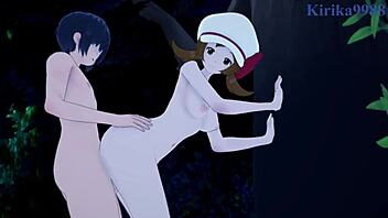 Bea Saito and Lyra Kotone engage in INTENSE SEX in this Pokemon hentai adventure.
