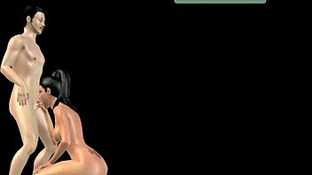 Animated 3D porn cartoon video - Indian bhabhi & Japanese man having oral fun in 69 position and standing positions including blowjob and pussy licking.