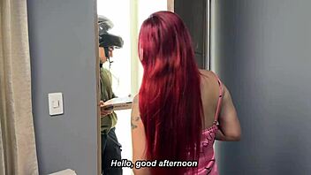 i saw this big titted colombian babe gettin extra cum service at home