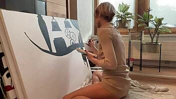 painting my studio with creative art vibes today.