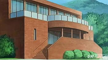 Хентай: жопастая студентка отжигает в универе, нецензурка с субтитрами, о да!