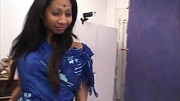 I banged that giant clit Indian MILF pussy hard.