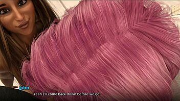 three girls try to knock john off his feet in wvm 123