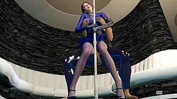 Beauty Officer Endures Intense Hard Fuck In 3D Animation Creampie