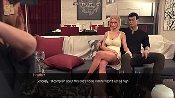 I take Jessica Oneil's monster cock in missionary, big tits heaving