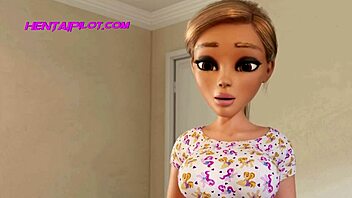 3D animated MILF, teen, and friend in erotic adventure