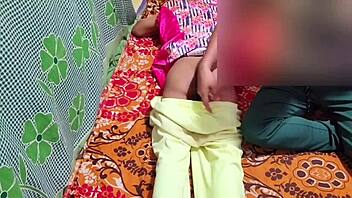 Desi girl bent over for brother-in-law's tongue on her pussy