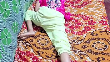 Desi girl bent over for brother-in-law's tongue on her pussy