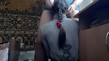 I guide her head to make her cum quicker.