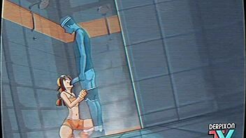 Eri-chanin sugestivní domácí trénink s velkým ptákem