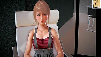 Adult visual novel with anime-style characters