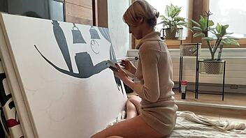 painting my studio with creative art vibes today.