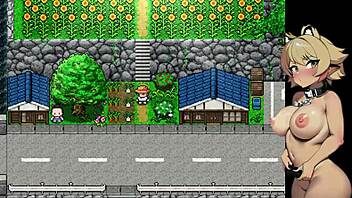 Confronting sea devil in hentai fishing play two