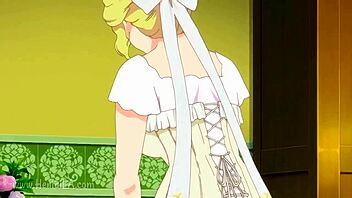 Эй, глянь на эту грудастую блонду-горничную в аниме!