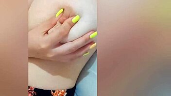 Teen Touches Big Boobs In First Person Orgasm