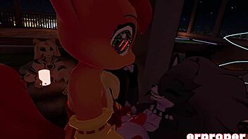 vrchat luna experiences a group interaction in anime hentai style