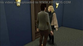 coffee with a friend turns into a bathroom fuck session, guy pounding girl while smoking and wearing heels