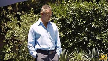 Hey, wanna see this athletic man bang my cute gf by the pool?