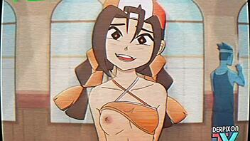 Eri-chan's suggestive home workout with big cock