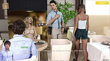 Teen 18+ Takes Creampie in Fat Cock Game