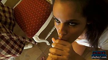 Two Amateur Girlfriends Banged on Camera