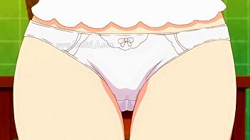 Hey, check out this busty blonde maid in anime!