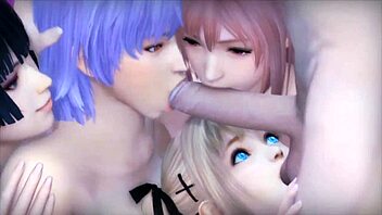 WATCH MARIE ROSE HONOKA AYANE NYOTENGU in UNCENSORED 3D HENTAI CARTOON PORN SEX!