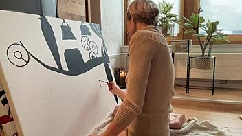 painting my studio with creative art vibes today.