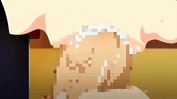 Hey, check out this busty blonde maid in anime!