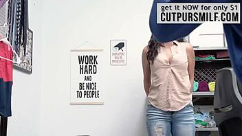 Hot Becky Bandini Caught Stealing, Stripped by Owner?