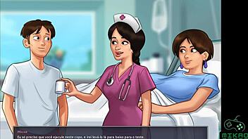 MILF housewife gets nursed in a kinky hospital scene