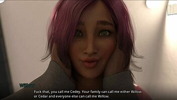 three girls try to knock john off his feet in wvm 123